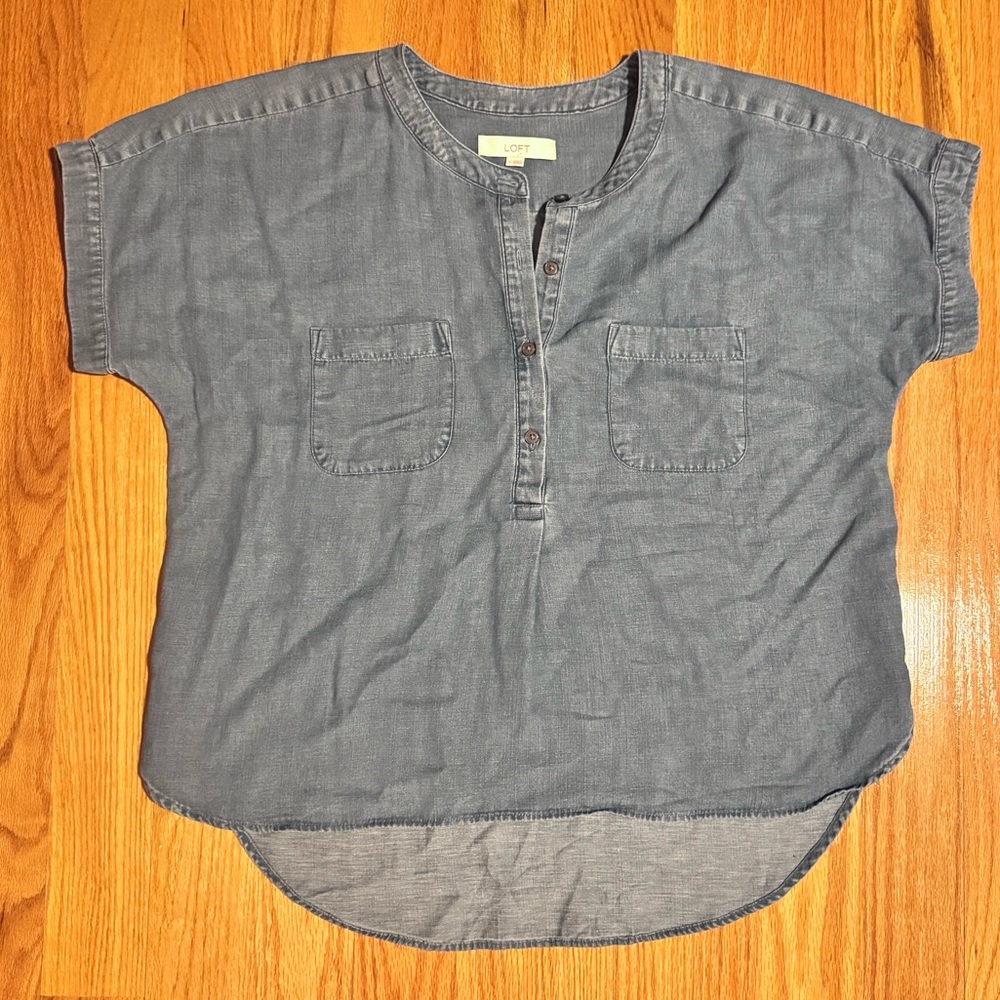 LOFT Casual Denim Women's Top
